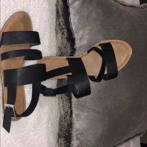 Black sandals